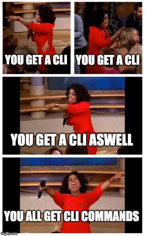Oprah gifting CLIs