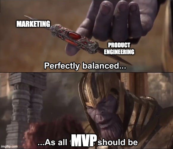 Thanos explaining MVP