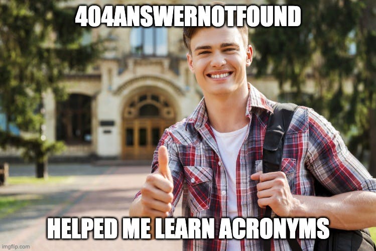 404answernotfound University